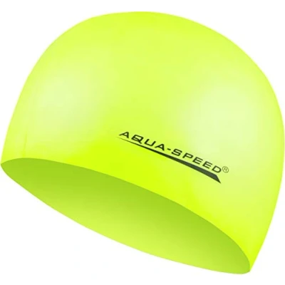 Abbildung von Aqua Speed Badekappe Bademütze Super Stretch Silikon Badehaube Schwimmen Mega