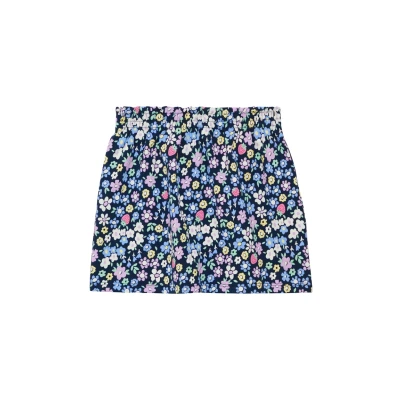 Abbildung von Rock mit All Over Print und Elastikbund Navy 98
