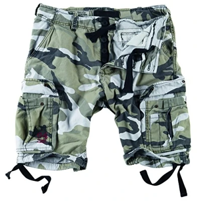 Abbildung von Surplus Raw Vintage Airborne Herren Cargo Shorts, urban, 7XL
