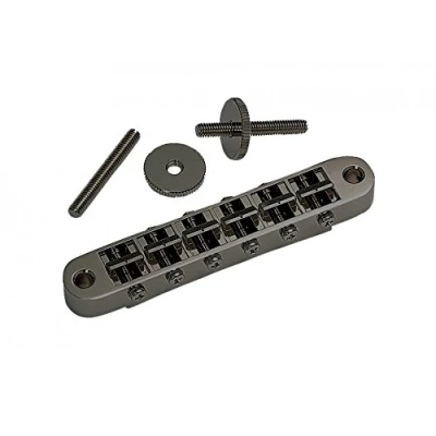 Abbildung von Gotoh Nashville Tune O Matic Steg / kleine Pfosten schwarz