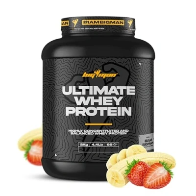 Abbildung von Whey Protein Ultimate (2kg) Erdbeere Banane