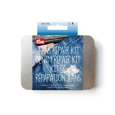 Abbildung von Prym 929190 Repair Kit, Jeans Reparatur Set Karte, blau, One Size