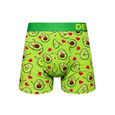 Abbildung von Dedoles Lustige Shorts Herren, Unterhosen Männer aus Baumwolle 1 Stück, Farbe Avocado Liebe, Gr. S