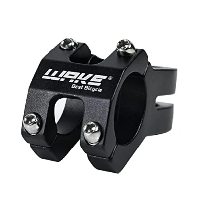 Abbildung von Wake Fahrrad Vorbauten, Aluminiumlegierung Mountainbike Vorbau, Fahrradlenker Vorbau für Die meisten BMX MTB Rennrad 31,8mm 45mm Schwarz