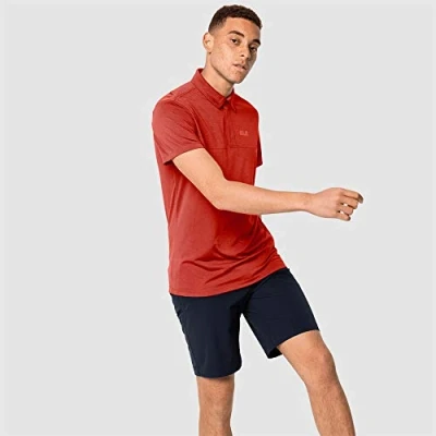 Abbildung von Jack Wolfskin Herren Jwp Polo, Lava red, S
