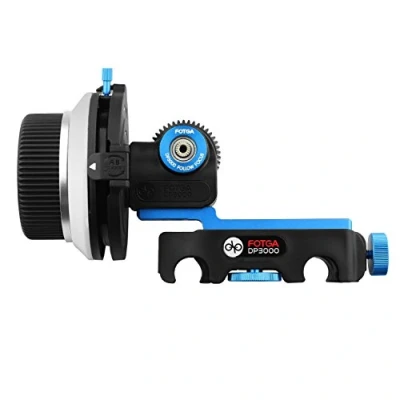 Abbildung von FOTGA DP3000 M2 Follow Fokus Focus mit A/B Stopp für alle DSLR Digitale Kameras 5D2 5D3 5DIV 60D 650D 7D D90 D7000 D5000 D3100 D850 Panosonic GH3 GH4 GH5 GH5s Sony A7 A7S A7R II III A9 A6300 A6500 Kamera (M4 Quick release Stop focus)