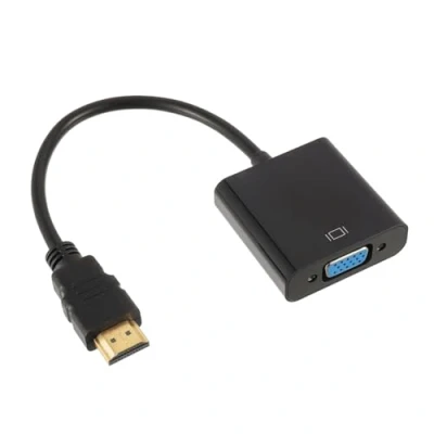 Abbildung von EPLZON HDMI zu VGA, Full HD auf VGA Unidirektional Adapter 1080P, Stecker Buchse für Computer Desktop Laptop PC Monitor HDTV Digital Analog Konverterkabel Projektor Display