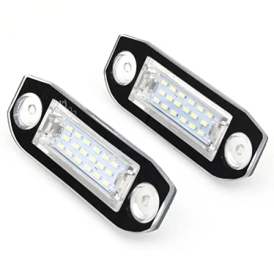 Abbildung von Weiße Auto Styling Kennzeichenbeleuchtung 2 Stück Canbus LED für Volvo S80 XC90 S40 V60 XC60 S60 C70 V50 XC70 V70