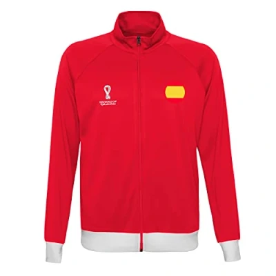 Abbildung von FIFA Herren Offizielle World Cup 2022 Trainingsjacke Spanien, Rot, S