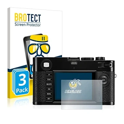Abbildung von BROTECT Schutzglas für Leica M (Typ 240) (3 Stück) Schutzfolie Panzer Folie Glas [Extrem Kratzfest 9H, Anti Fingerprint, Ultra Transparent]