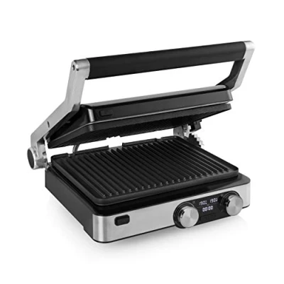 Abbildung von PRINCESS Kontaktgrill 117310 Digital Grill Master Pro, 2000 W, 2 einstellbare Thermostate Digitales Bedienfeld