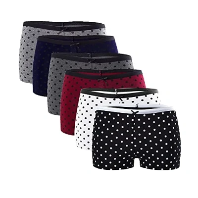 Abbildung von Libella® Panties Boxershorts Damen 6er Pack Hipsters Unterhose Unterwäsche Set Baumwolle 3407 Farben 2 S