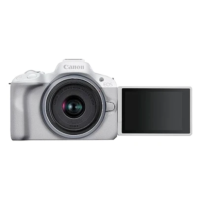 Abbildung von Canon EOS R50 + RF S 18 45 IS STM White
