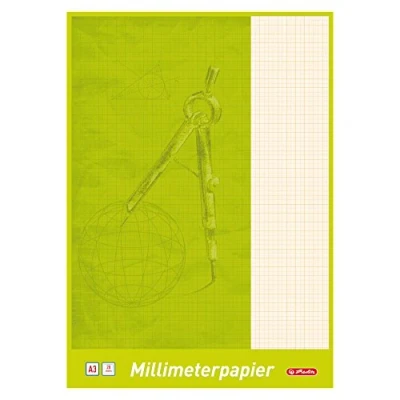 Abbildung von 5 x Herlitz Millimeterblock A3 20 Blatt