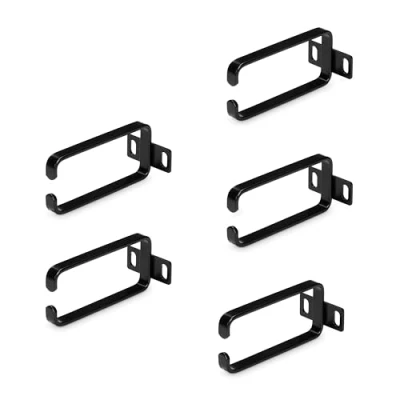 Abbildung von StarTech.com 5er Pack 1HE Vertikale Kabelführungsbügel, Serverschrank Kabelmanagement, 19&quot; Netzwerkschrank/Rack Kabelführung