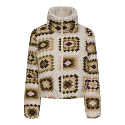 Abbildung von ONLY Onlvibbe Puffer Winterjacke, Damen, Größe: XS, Moonbean/lizard/mustard gold/pinecone/misty