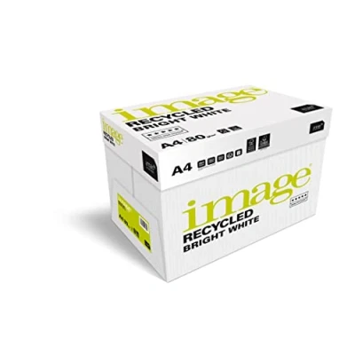 Abbildung von Image Recycled BW Bright white Kopierpapier 80g/m² A4 FSC Credit 5 Pakete zu 500 Blatt