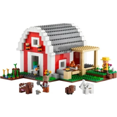 Abbildung von LEGO® Minecraft 21187 Die rote Scheune Konstruktionsspielsteine, (799 St)