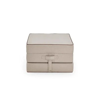 Abbildung von ATLANTIC home collection Falthocker Larry, 75/195/15 cm, Creme