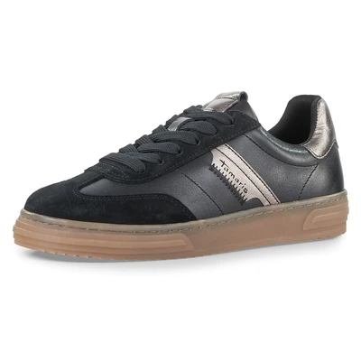 Abbildung von Tamaris Sneaker low, Damen, Größe: 38, Black leather Schuhe
