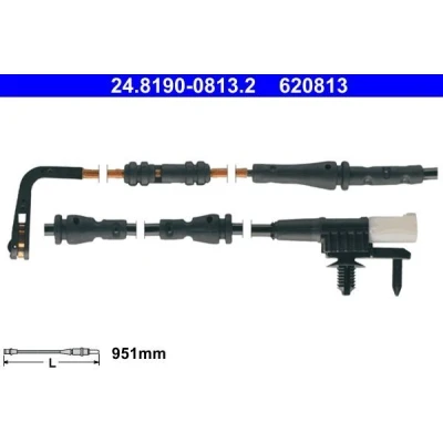 Abbildung von ATE 24.8190 0813.2 Verschleißanzeige LAND ROVER: Range Rover 4, Sport, Discovery 5