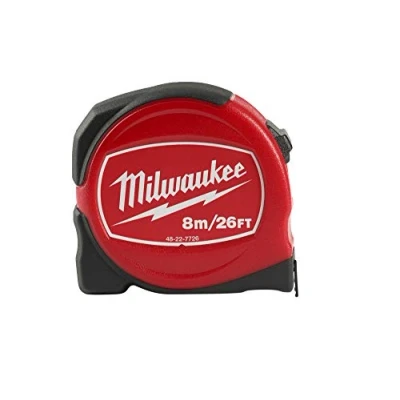 Abbildung von Milwaukee 48227726 Pro Compact Maßband, 8 m, S8 26/25, Rot