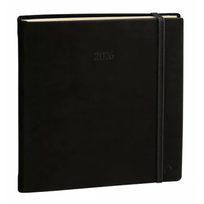 Abbildung von Executif Prestige VZ Silk schwarz 2022: Die Terminkalender : Schreibtischformate: Kalender im Schreibtischformat