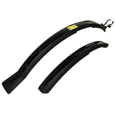 Abbildung von M Wave Schutzblech Mud Max Universal (vorne und hinten, inklusive Montagezubehör), Set Schutzbleche Fahrrad 26 29 Zoll Kunststoff