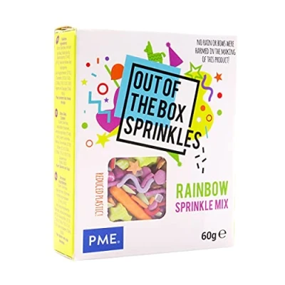 Abbildung von PME Out the Box Sprinkles Rainbow 60g