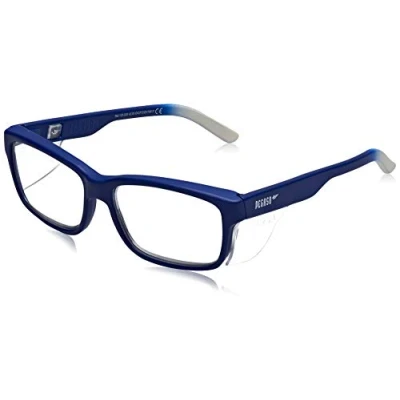 Abbildung von Pegaso Work and Fun Brille gegen impactó Objektiv mit Pre Sehstärke, mehrfarbig (Blau/Weiß), +2.5, L