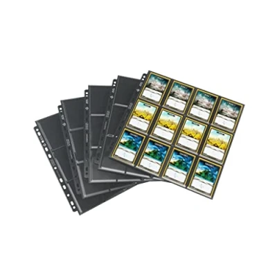 Abbildung von Gamegenic, 24 Pocket Sideloading Pages, 10 Stück pro Packung, Black