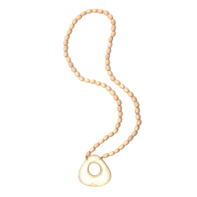 Abbildung von COLLEZIONE ALESSANDRO Lange Kette &quot;Rose&quot;, mit Muschelanhänger