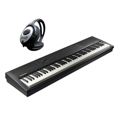Abbildung von Kurzweil Stage Piano KAE1 LB 88 Tasten mit Kopfhörer (88 Tasten, schwarz),