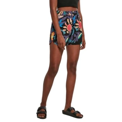 Abbildung von Urban Classics AOP Resort Shorts Shorts, Damen, Größe: 30, Blackfruity