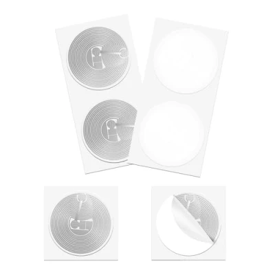 Abbildung von 10 Stück NFC Tag Sticker, 215 Tags klebrig Programmierbarer NTAG215 kleiner Aufkleber 25mm, 504 Bytes Speicher für Android iPhone und alle aktivierten Geräte