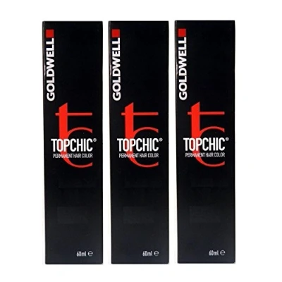 Abbildung von Goldwell Topchic 7SB silber beige 3 x 60 ml Haarfarbe Permanent Hair Color GW