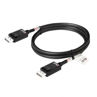 Abbildung von Club3D CAC 1091 DisplayPort™ 2.1 Bi Direktionales VESA DP80 zertifiziertes Kabel 4K120Hz, 8K60Hz oder 10K30Hz St/St 1.2m