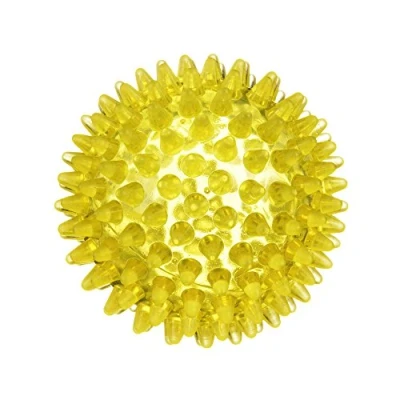 Abbildung von Igelball 8 cm gelb transparent 1 St