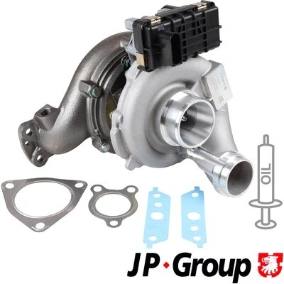 Abbildung von JP GROUP 1317400900 Turbolader Abgasturbolader inkl. Dichtungssatz MERCEDES BENZ: GL, E Klasse T modell, C modell