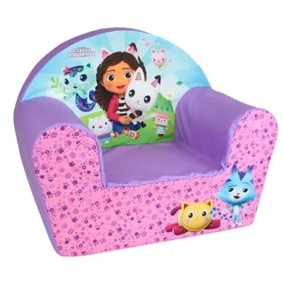 Abbildung von Fun House Gabby ET LA Maison Magique Fauteuil Club Pour Enfant Clubsessel für Kinder, Herkunft Frankreich, L 52 x T 33, Rattan, L.52 P.33 H.42 cm