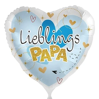 Abbildung von Folienballon Lieblingspapa Ballon Papa Geschenk Vater zum Geburtstag, Vatertag für Vater, Helium geeignet
