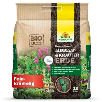 Abbildung von Neudorff Bio Erde NeudoHum Aussaat und Kräutererde 10l