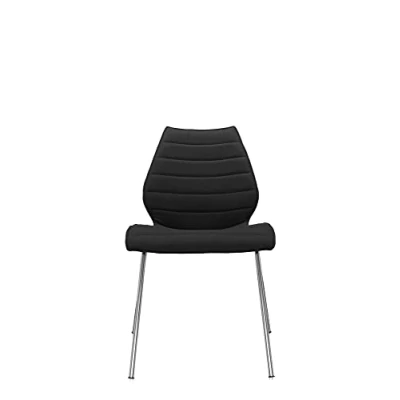 Abbildung von Kartell Maui Soft Sessel, Stahl, Nylon, schwarz, 56 x 85 55 cm