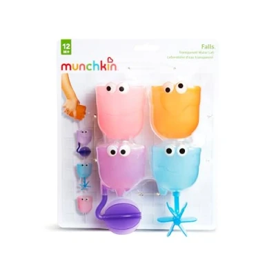 Abbildung von Munchkin Falls Wassertrichter und Becher, Badespielzeug, 4 teilig
