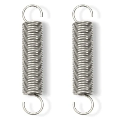 Abbildung von GUNGY Zugfedern mit Haken Edelstahl Spannfeder Zugfeder 100mm Außendurchmesser 18mm Drahtdurchmesser 2mm Maximale Zugkraft 8,3KG 2x18x100mm 2 Stück