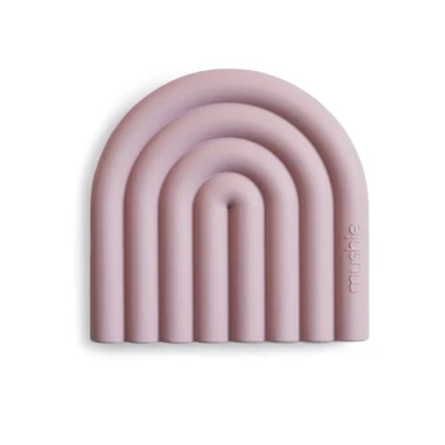 Abbildung von Mushie Beißring Regenbogen Mauve