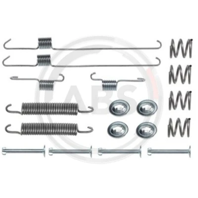 Abbildung von A.B.S. 0001Q Zubehörsatz, Bremsbacken DAIHATSU: Sirion II, Cuore 7, Materia