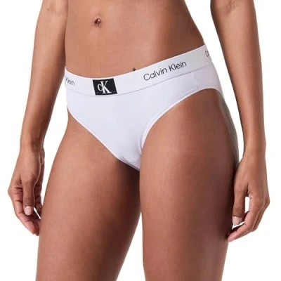 Abbildung von Calvin Klein Damen Slip Bikini Form Modern mit Stretch, weiß (Lavender Blue), XL