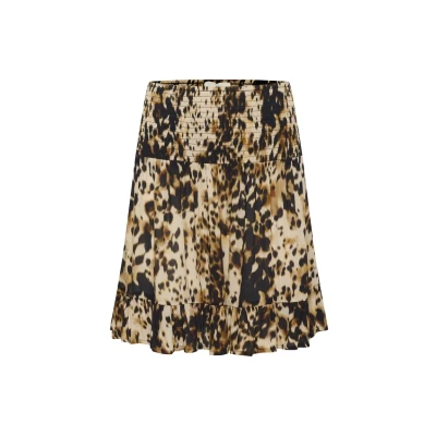 Abbildung von Kaffe Alinienrock, Damen, Größe: 34, Leopard print