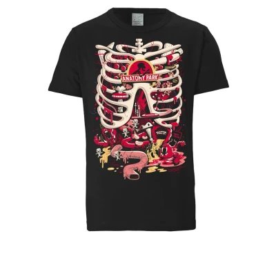 Abbildung von Logoshirt Anatomy PARK Tshirt print, Herren, Größe: XS, Schwarz